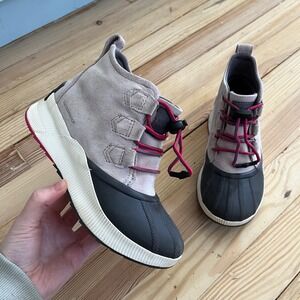 Sorel Out N About III Conquest Waterproof Boots Quarry Pink NY4564-608 Youth 3